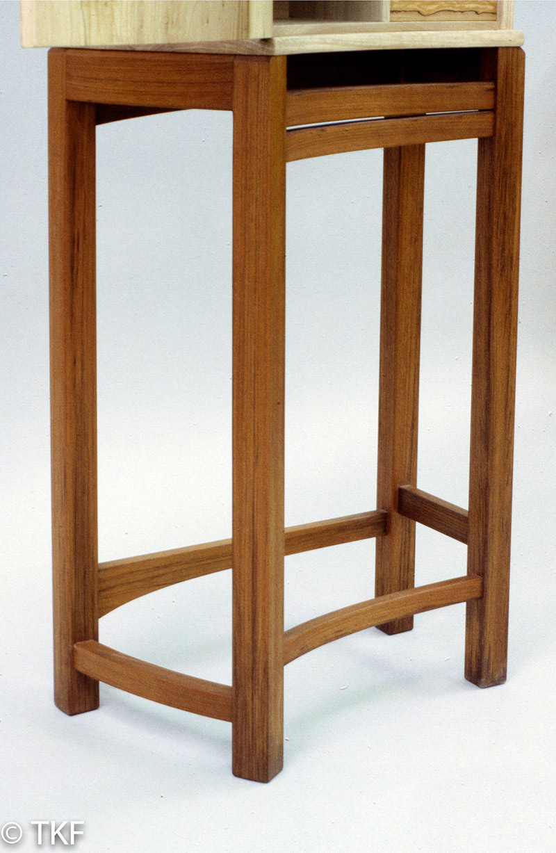 Elm Cabinet on a Stand